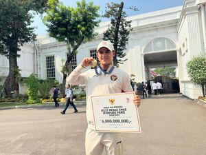 Momen Rizki dan Veddriq Peraih Emas Olimpiade Paris Ikut Upacara HUT RI di IKN