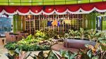 Stasiun Gambir Dipenuhi Hiasan Cantik Merah Putih