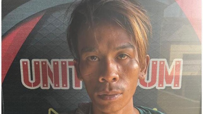 Tampang pelaku pencurian motor di Lubuklinggau berinisial GSP.
