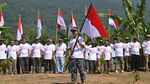 200 Mantan Napi Teroris Bentangkan Merah Putih di Poso