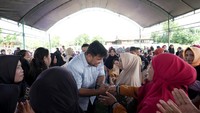 Putra sulung Menteri Pertanian RI, Andi Amran Sulaiman itu datang bersama iring-iringan ratusan simpatisan dan tim pendukung di Hyatt Place Makassar.