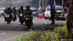 Ada Sidang Tahunan, Arus Lalu Lintas di Depan MPR/DPR Ramai Lancar