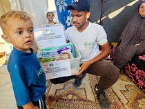 Bantuan Paket Nutrisi dari Indonesia untuk Anak-anak Palestina