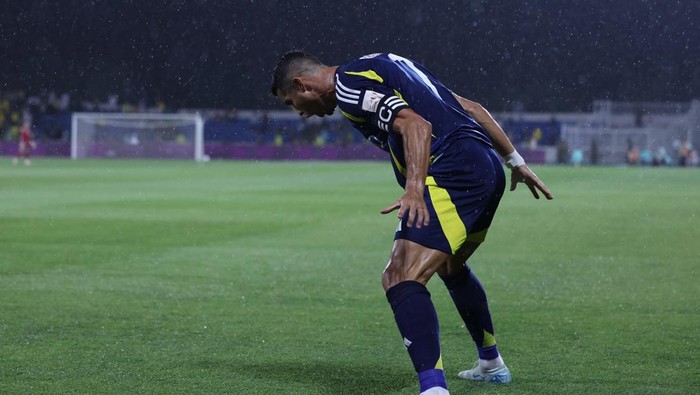 Al Nassr meraih kemenangan atas Al Taawoun pada semifinal Saudi Super Cup, Kamis (15/8/2024). The Global Club menang 2-0.