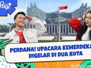 Perdana! Puncak Upacara Kemerdekaan Digelar di Dua Kota