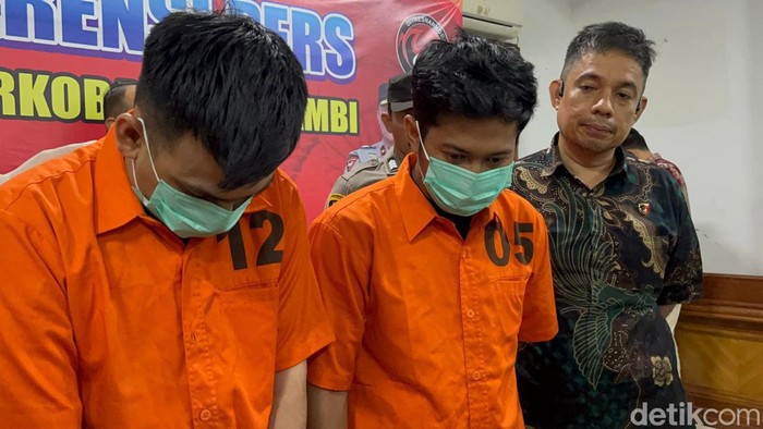 Dua pemuda asal Aceh diamankan Polda Jambi usai bawa 4,5 kilogram sabu tujuan ke Sumsel