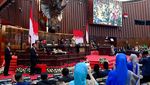 Ekspresi Para Menteri dalam Sidang Tahunan MPR