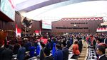 Ekspresi Para Menteri dalam Sidang Tahunan MPR
