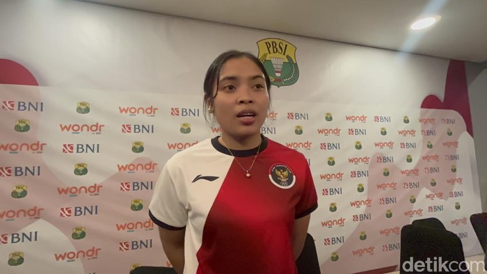 Pebulutangkis tunggal putri Indonesia Gregoria Mariska Tunjung.