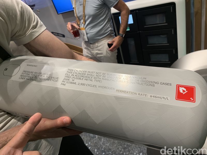 Kapsul atau cartridge hidrogen yang dikembangkan Toyota