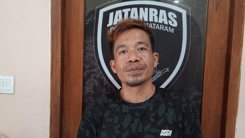 MA, pria spesialis pencuri beras di Alfamart ditangkap Polresta Mataram. (Dok. Polresta Mataram)