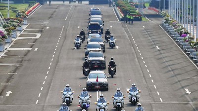 Melihat Iring-iringan Rombongan Jokowi saat Hadiri Sidang Tahunan MPR