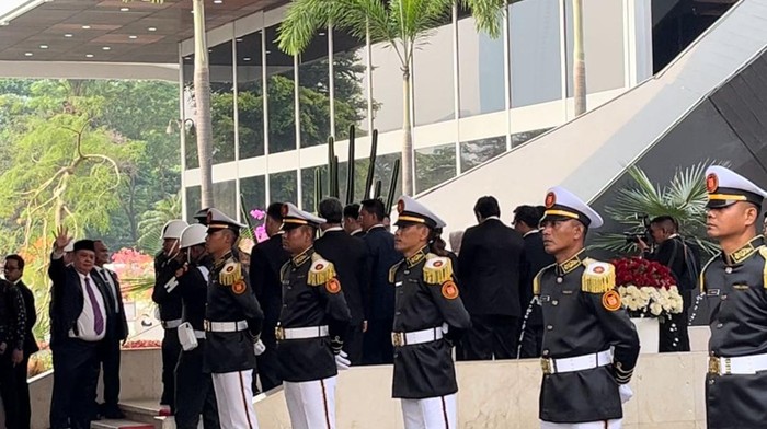 Menteri Jokowi di sidang tahunan MPR