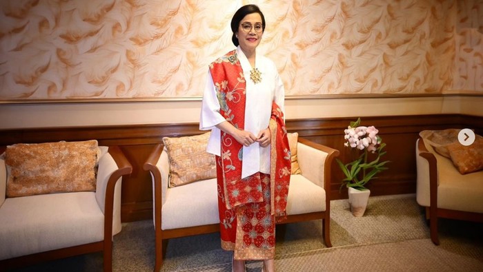 Menteri Keuangan Sri Mulyani di Sidang MPR.