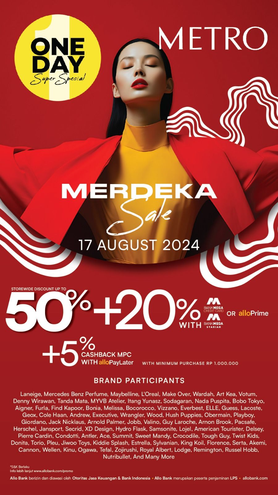 METRO Department Store menggelar promo Merdeka Sale. (Dok. Metro)