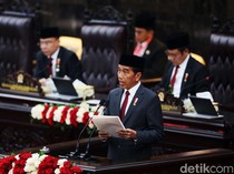 Momen Jokowi Sampaikan RUU APBN 2025 di Sidang Paripurna DPR