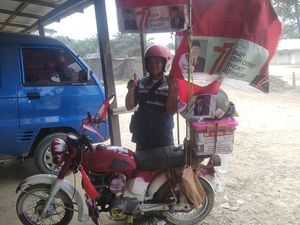 Penjual Pentol Asal Gresik Motoran ke IKN Berbekal Uang Tabungan Rp 2,5 Juta