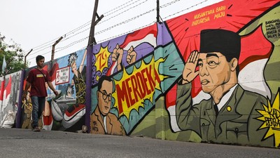 Mural Kemerdekaan Meriahkan HUT RI di Tangerang
