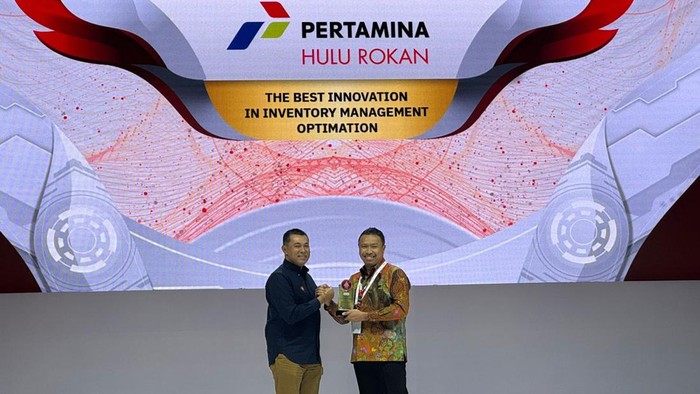 Penghargaan diterima VP Business Support Irfan Zaenuri pada ajang IOG SCM and National Capacity Summit 2024 di Jakarta (Dok PHR)