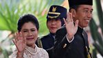 Potret Jokowi-Maruf Amin Tiba di Kompleks Parlemen