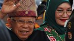 Potret Jokowi-Maruf Amin Tiba di Kompleks Parlemen