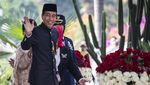 Potret Jokowi-Maruf Amin Tiba di Kompleks Parlemen