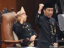Potret Jokowi Pidato Kenegaraan Terakhir di Sidang Tahunan MPR