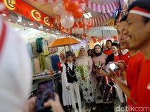 Potret Kemeriahan Perayaan HUT ke-79 RI di Pusat Perbelanjaan