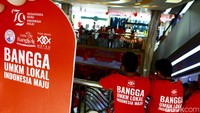 Acara ini juga bertujuan untuk memperkuat rasa nasionalisme serta mendorong dukungan terhadap produk-produk lokal yang dijual di Metro Tanah Abang.