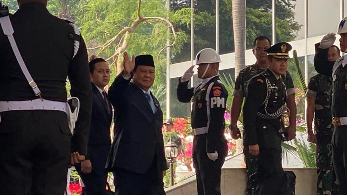 Menhan Prabowo Subianto Saksikan Sidang Tahunan MPR sebagai Representasi Peran Strategis Pertahanan Nasional