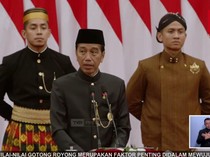 Jokowi Pamer Inflasi Terkendali, Stunting Berkurang-Pengangguran Ditekan