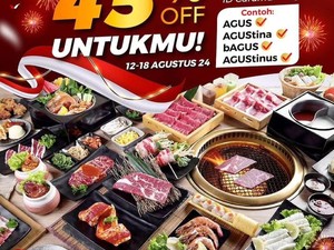 Serbu! Promo Makanan 17 Agustusan Ini Berlaku hingga Akhir Pekan
