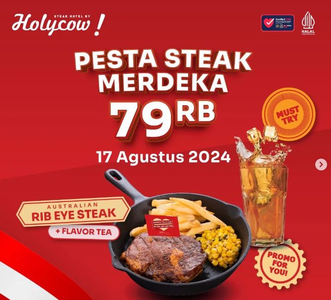 Serbu! Promo Makanan 17 Agustusan Ini Berlaku hingga Akhir Pekan