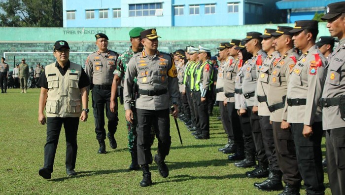 Ribuan personel gabungan di Kota Malang siap amankan Pilkada serentak 2024