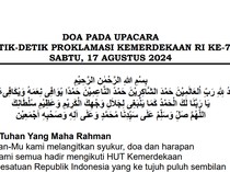10 Teks Doa Upacara 17 Agustus 2024 Resmi Kemenag dan Link PDF-nya