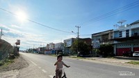 Jalanan Lengang di Wonomulyo.