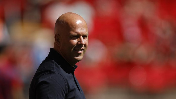 Soccer Football - Pre Season Friendly - Liverpool v Sevilla - Anfield, Liverpool, Britain - August 11, 2024 Liverpool manager Arne Slot before the match Action Images via Reuters/Jason Cairnduff