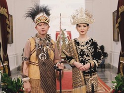 Beda Gaya Selvi dan Gibran Saat Upacara HUT ke-79 RI di Istana Merdeka