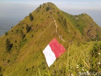 Bendera Raksasa Bakal Dibentangkan di Gunung Andong Saat HUT RI