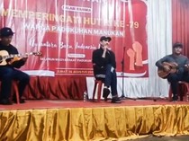 Tanpa Rencana, Duta SO7 Langsung Mau Saat Dadakan Diminta Nyanyi di Tirakatan