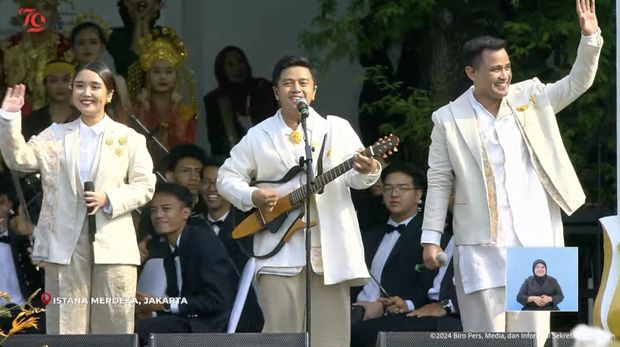 HiVi Jelang Penurunan Bendera HUT ke-79 RI
