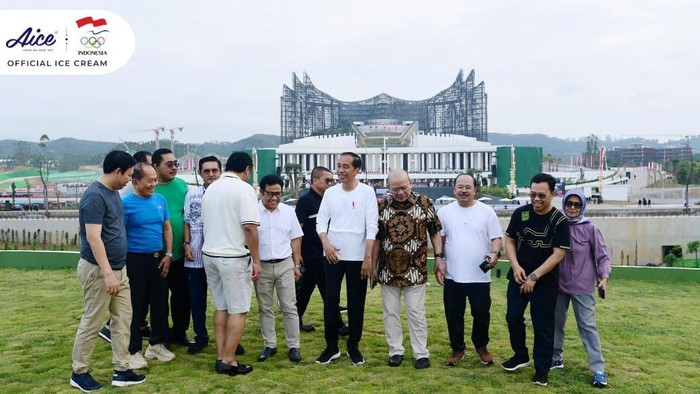 Jokowi Ajak Cak Imin hingga Hatta Rajasa Keliling IKN (dok.istimewa)