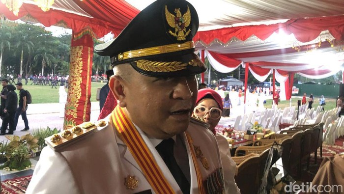 Ketua Purna Paskibraka Indonesia (PPI) Sumbar yang juga Pj Wali Kota Padang, Andre Harmadi Algamar. (M. Afdal Afrianto/detikSumut)