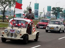 Konvoi Mobil Klasik Semarakkan HUT ke-79 RI di BSD