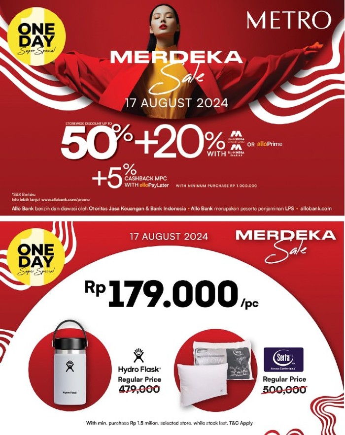 METRO MERDEKA SALE, ONE DAY SUPER SPECIAL