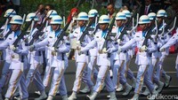 Upacara HUT ke-79 RI ini mengusung tema Nusantara Baru Indonesia Maju. 