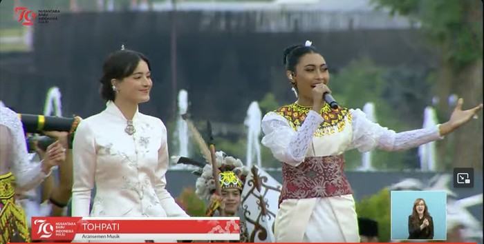 Novia Bachmid, Olivia Pardede, dan Mawar Eva Jongh Tampil di HUT ke-79 RI di IKN