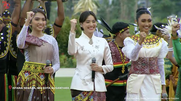 Penampilan Memukau Olivia Pardede, Novia Bachmid, dan Mawar Eva Jongh di IKN