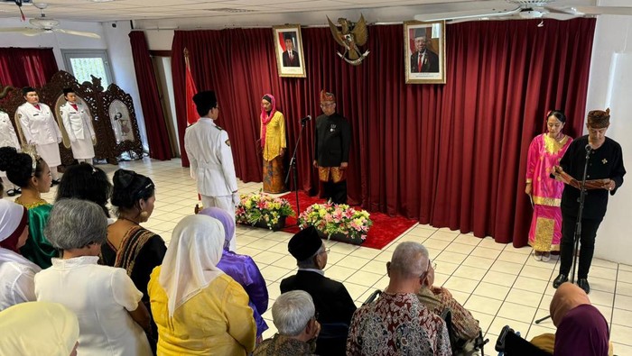Perayaan HUT RI ke-79 di KJRI Noumea, Kaledonia Baru