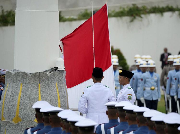 Perdana! Paskibraka Tim Nusantara Baru Sukses Kibarkan Bendera di IKN